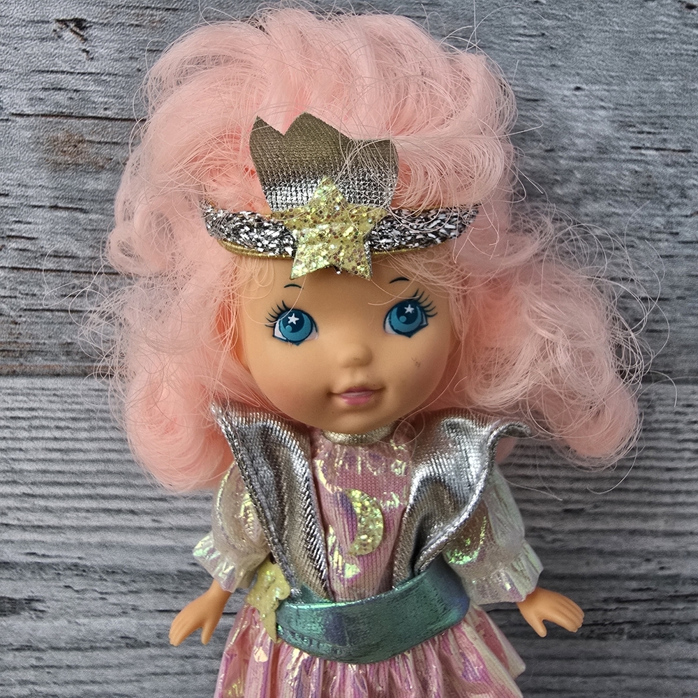 Vintage 1986 Moon Dreamers Crystal Starr Doll Hasbro 6' - Picture 2 of 7